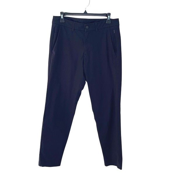 Lululemon Mens Slim Fit Stretch Warpstreme Commission Chino Pants Black Size 31